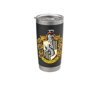 Harry Potter Hufflepuff House Crest Gobelet isotherme en acier inoxydable double paroi