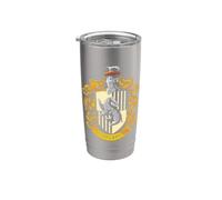 Harry Potter Hufflepuff House Crest Gobelet isotherme en acier inoxydable double paroi