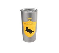 Harry Potter Hufflepuff Shield Crest Gobelet isotherme en acier inoxydable double paroi