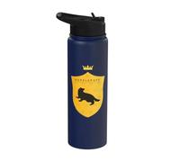 Harry Potter Hufflepuff Shield Crest Stainless Steel Insulated Water Bottle