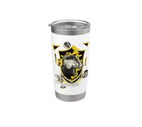 Harry Potter Hufflepuff Shield Realistic Badger Gobelet isotherme en acier inoxydable double paroi