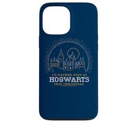 Harry Potter I'd Rather Stay At Hogwarts This Christmas Coque pour iPhone 13 Pro Max