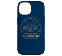 Harry Potter I'd Rather Stay At Hogwarts This Christmas Coque pour iPhone 14