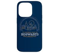 Harry Potter I'd Rather Stay At Hogwarts This Christmas Coque pour iPhone 14 Pro