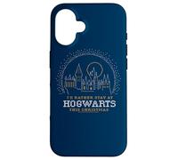 Harry Potter I'd Rather Stay At Hogwarts This Christmas Coque pour iPhone 16