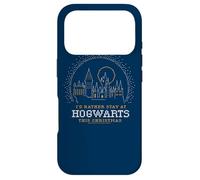 Harry Potter I'd Rather Stay At Hogwarts This Christmas Coque pour iPhone 17 Pro