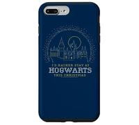 Harry Potter I'd Rather Stay At Hogwarts This Christmas Coque pour iPhone 7 Plus/8 Plus