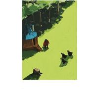 Harry Potter - imprimé "Un vieil ami" PM6180 (80 cm x 60 cm) (Vert)