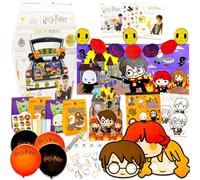 Harry Potter Kit de décorations de coffre ou de friandises - Ensemble Wizarding World avec fournitures d'Halloween, accessoires et plus encore | Décoration d'Halloween Harry Potter