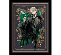 Harry Potter : La dynastie des sorciers - Poster encadré "Chaise de Draco" PM8853 (40 cm x 30 cm) (Coloré)