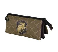 Harry Potter Legacy Hufflepuff-Trousse Triple, Brun, 23 x 11 cm