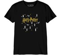 Harry Potter LEGENED Icon Officiel Myers Cereal Killer imprimé T-Shirt pour Hommes - Col Rond Manches Courtes Coton Doux Confortable Mode Active pour Hommes,Noir_Medium