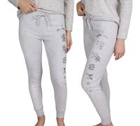 HARRY POTTER Leggings/getters gris pour femmes avec motif des maisons Hogwarts