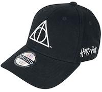 Harry Potter Les Reliques De La Mort Unisexe Casquette Noir 100% Coton