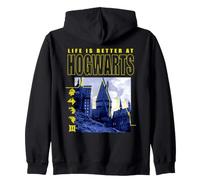 Harry Potter Life is Better At Hogwarts Sweat à Capuche