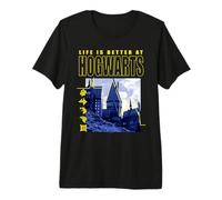 Harry Potter Life is Better At Hogwarts T-Shirt Haut de Gamme