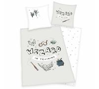Harry Potter Linge de Lit Réversible Hogwarts Wizard 2tlg 135 X 200 CM 80 X 80