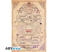 Harry Potter - Liste Scolaire - Poster 91x61cm