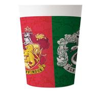 Harry Potter Lot de 2 gobelets de fête en plastique Multicolore 230 ml