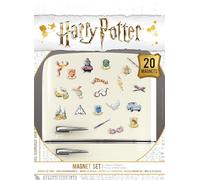 Harry Potter Lot de 20 aimants (design fantaisiste) 20 aimants de réfrigérateur pour décoration de réfrigérateur ou sacs de fête, cadeaux Harry Potter pour femmes, hommes et enfants - Produit officiel