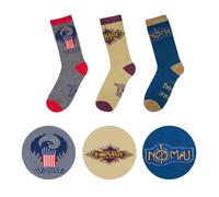Harry Potter Lot De 3 Chaussettes Macusa Eu 37 - 46 Cinereplicas officiels