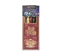 Harry Potter - Lot de 3 stylos Design Baguette (Noir, Marron, crème)