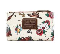 HARRY POTTER Loungefly - All Over Femme Portefeuille Standard, Imitation Cuir,