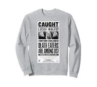 Harry Potter Lucius Malfoy a surpris des mangemorts Parmi Nous Sweatshirt, Unisexe pour Adultes, Gris Chiné, S