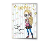 Harry Potter - Luna Lovegood - Carte De Voeux Avec Pin's