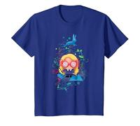 Harry Potter Luna Lovegood Chibi T-Shirt, Enfant, Bleu Royal, 4 Ans