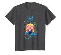 Harry Potter Luna Lovegood Chibi T-Shirt, Enfant, Chiné Foncé, 6 Ans
