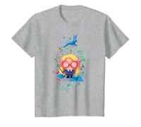 Harry Potter Luna Lovegood Chibi T-Shirt, Enfant, Gris Chiné, 10 Ans