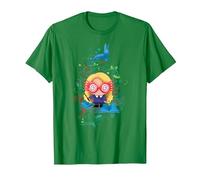 Harry Potter Luna Lovegood Chibi T-Shirt, Homme, Vert Kelly, L