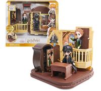 Wizarding World Harry Potter Magical Minis Défense Contre Les Arts Sombres Kit de Jeu avec 2 Figurines, 5 Accessoires, Jouets pour Enfants