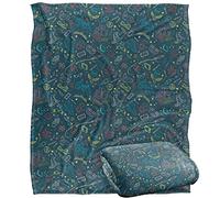 Harry Potter Magical Pattern Plaid Ultra Doux au Toucher Soyeux - 152 x 127 cm