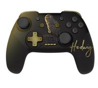 Harry Potter - Manette Sans Fil Pour Nintendo Switch - Modèle Hedwige - Noire - Câble 1m