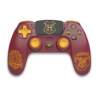 Harry Potter - Manette Sans Fil PS4 - Prise Jack - Boutons Lumineux - Gryffondor - Rouge