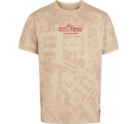 Harry Potter Marauder's Map All Over - Oversize Homme T-Shirt Manches Courtes Sable L