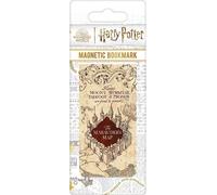 Harry Potter - Marque-page magnétique, "Marauders Map" PM10593 (15,5 cm x 0,27 cm x 6 cm) (Beige/Brun)