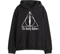 Harry Potter MEHAPOMSW004 Sweatshirt à Capuche, Noir, M Homme