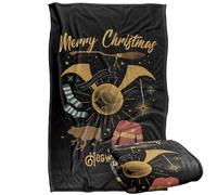 Harry Potter Merry Christmas from Hogwarts Plaid Ultra Doux au Toucher Soyeux - 91 x 147 cm