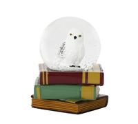 Harry Potter Mini boule à neige Hedwige la chouette avec flocons blancs tourbillonnants | Présentoir souvenir de collection | 7,6 cm de haut