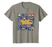 Harry Potter Mischief Managed Chibis T-Shirt, Enfant, Ardoise, 3 Ans