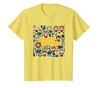Harry Potter Mischief Managed Chibis T-Shirt, Enfant, Citron, 3 Ans