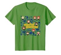 Harry Potter Mischief Managed Chibis T-Shirt, Enfant, Herbe, 12 Ans