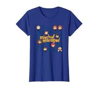 Harry Potter Mischief Managed Chibis T-Shirt, Femme, Bleu Royal, S