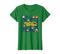 Harry Potter Mischief Managed Chibis T-Shirt, Femme, Vert Kelly, M