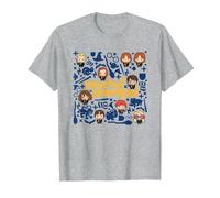 Harry Potter Mischief Managed Chibis T-Shirt, Homme, Gris Chiné, 3XL