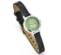 Harry Potter - Montre analogique Slytherin pour femme TA9510 (Taille unique) (Vert/Noir)
