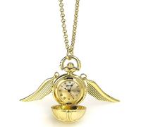The Carat Shop Collier-montre Harry Potter Vif d'or Doré plaqué or Chaîne 66 cm Enfants